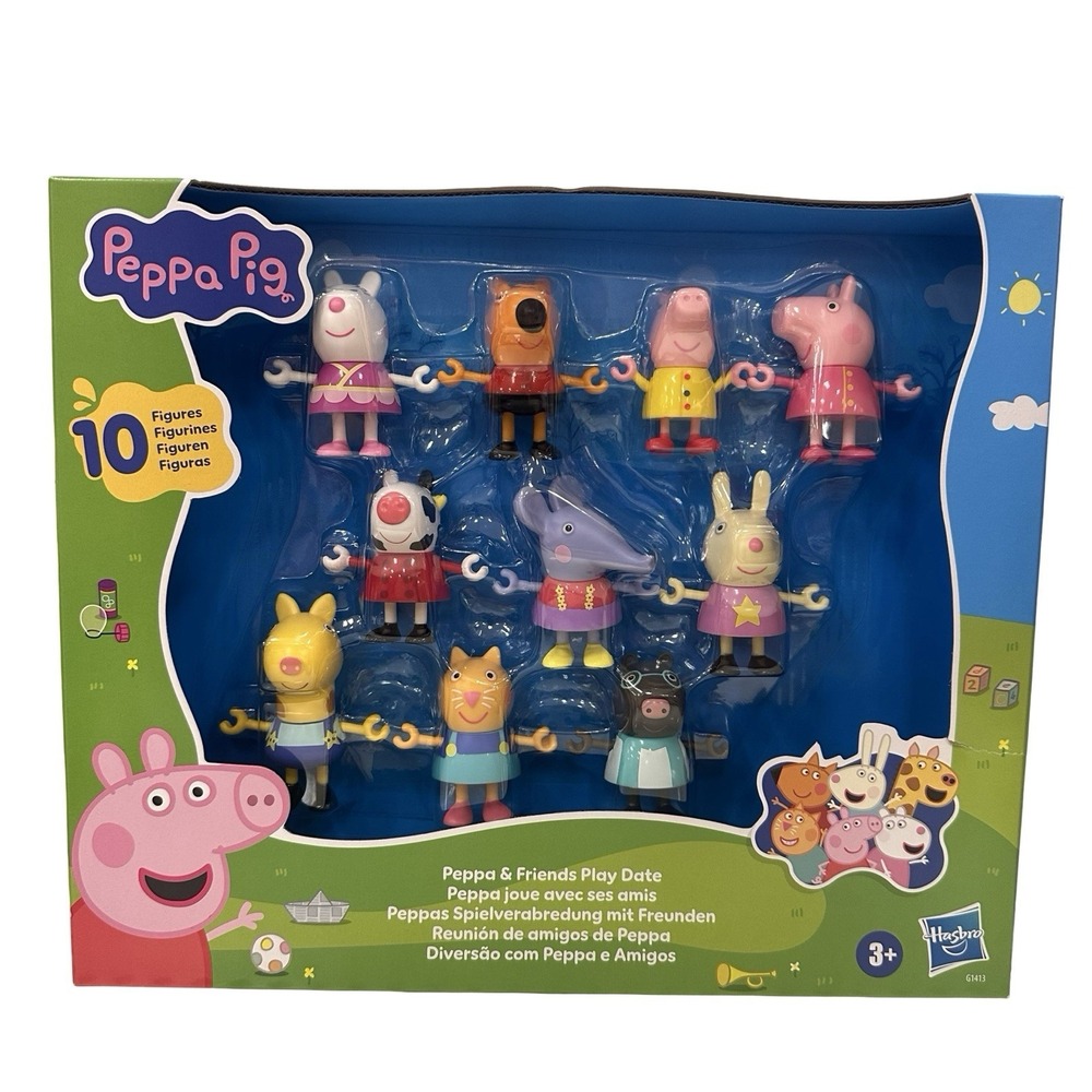 Peppa Pig Peppa & Friends Play Date 10-Pack Figure Set